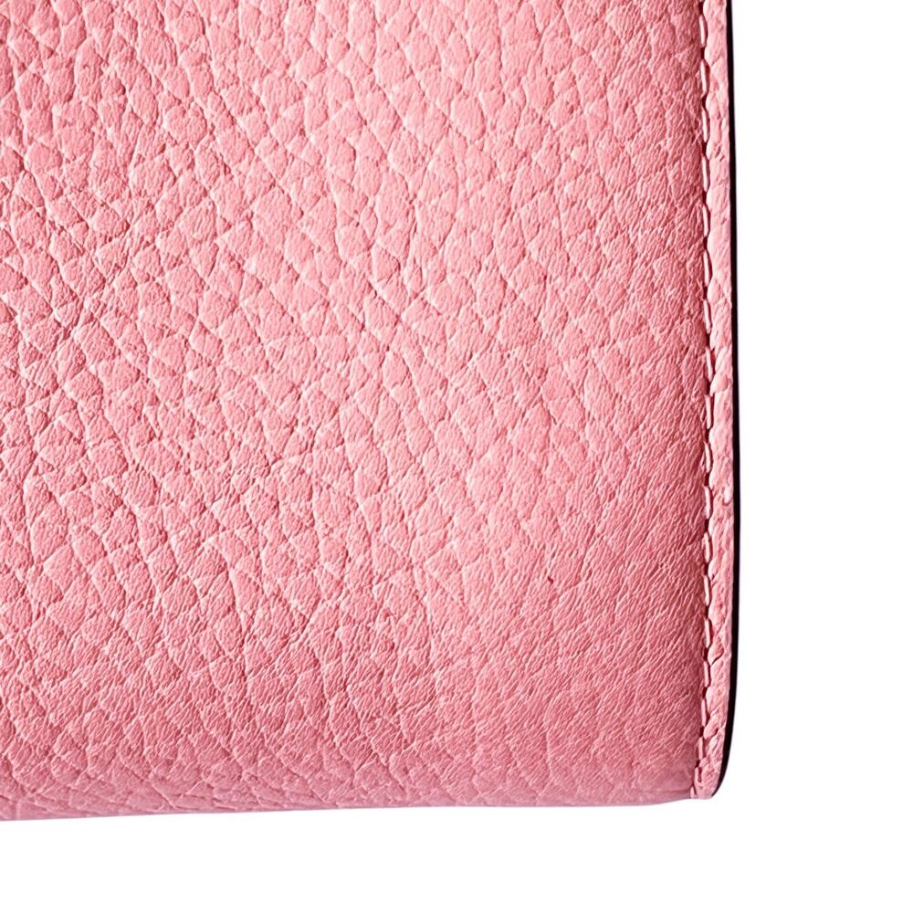 Kate Spade Leila Medium Compact Bifold Wallet Pebbled Leather Peachy Rose - Picture 9 of 12